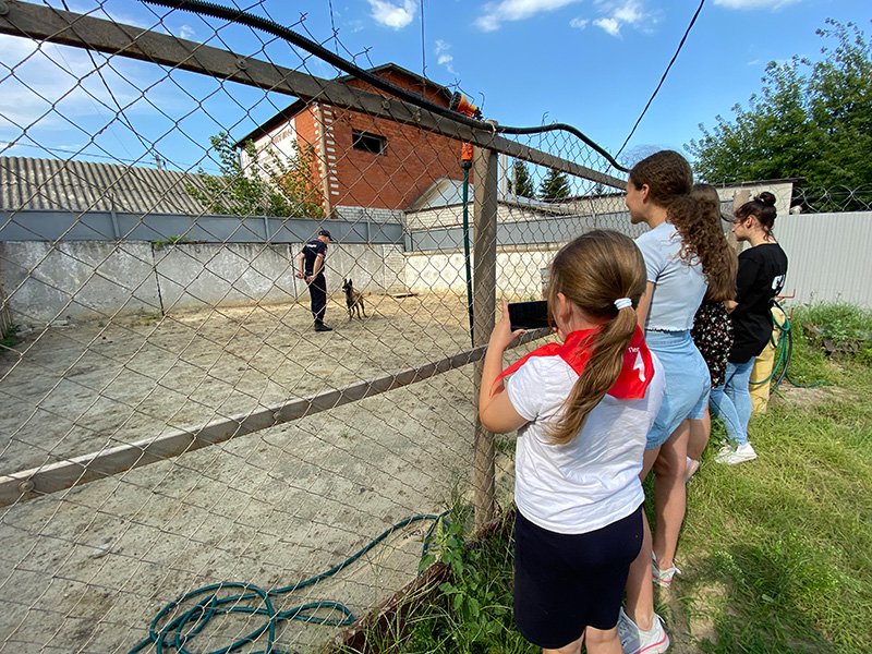 Сотрудники полиции познакомили юных жителей Ивнянского района со своей профессией